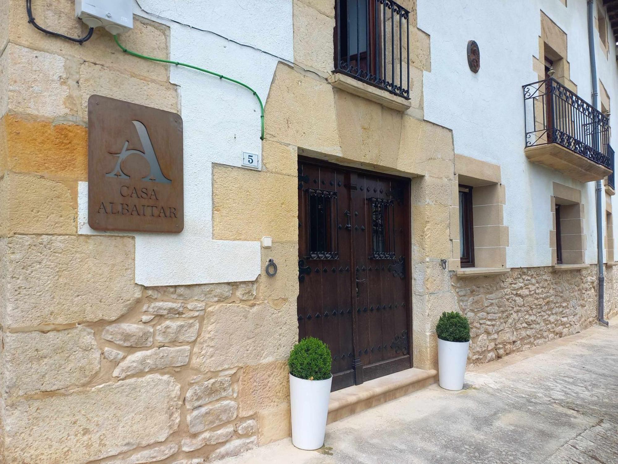 Casa Albaitar Con Piscina Y Sala De Juegos Azcona Extérieur photo